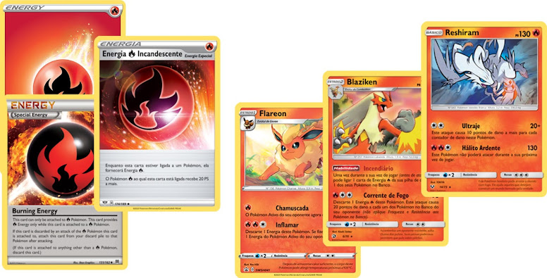 Cartas de Pokémon - Tipos e Características